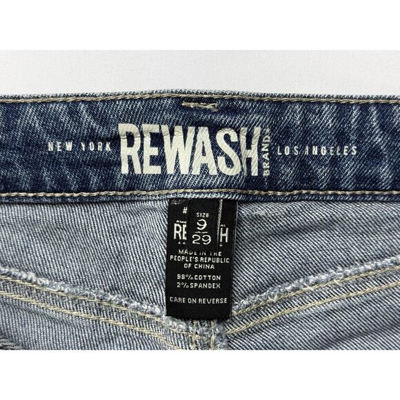Rewash Women's Distressed Super High Rise Mom Jeans - Size 9 (29x26) *READ* - Picture 6 of 8